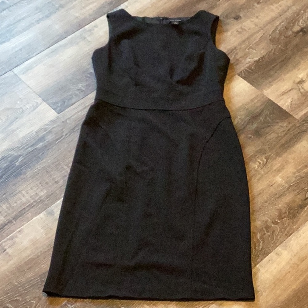 WHBM Black Dress with flaw by zipper